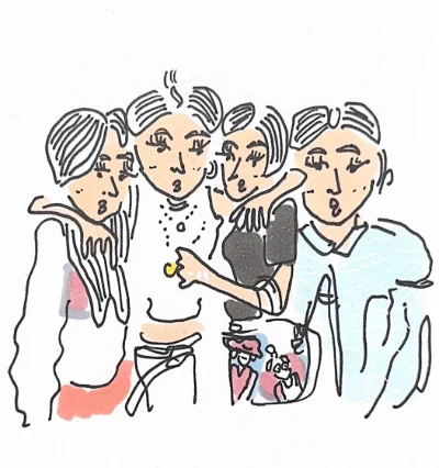 4人のイラスト